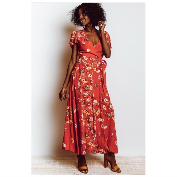 Free People Gorgeous Jess Wrap Floral 